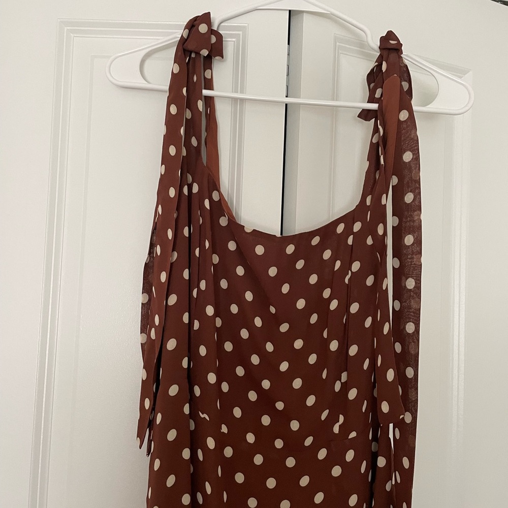 Reformation Twilight Dress Au Lait